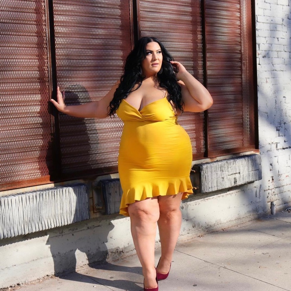 Fashion nova mustard dress - 2xl